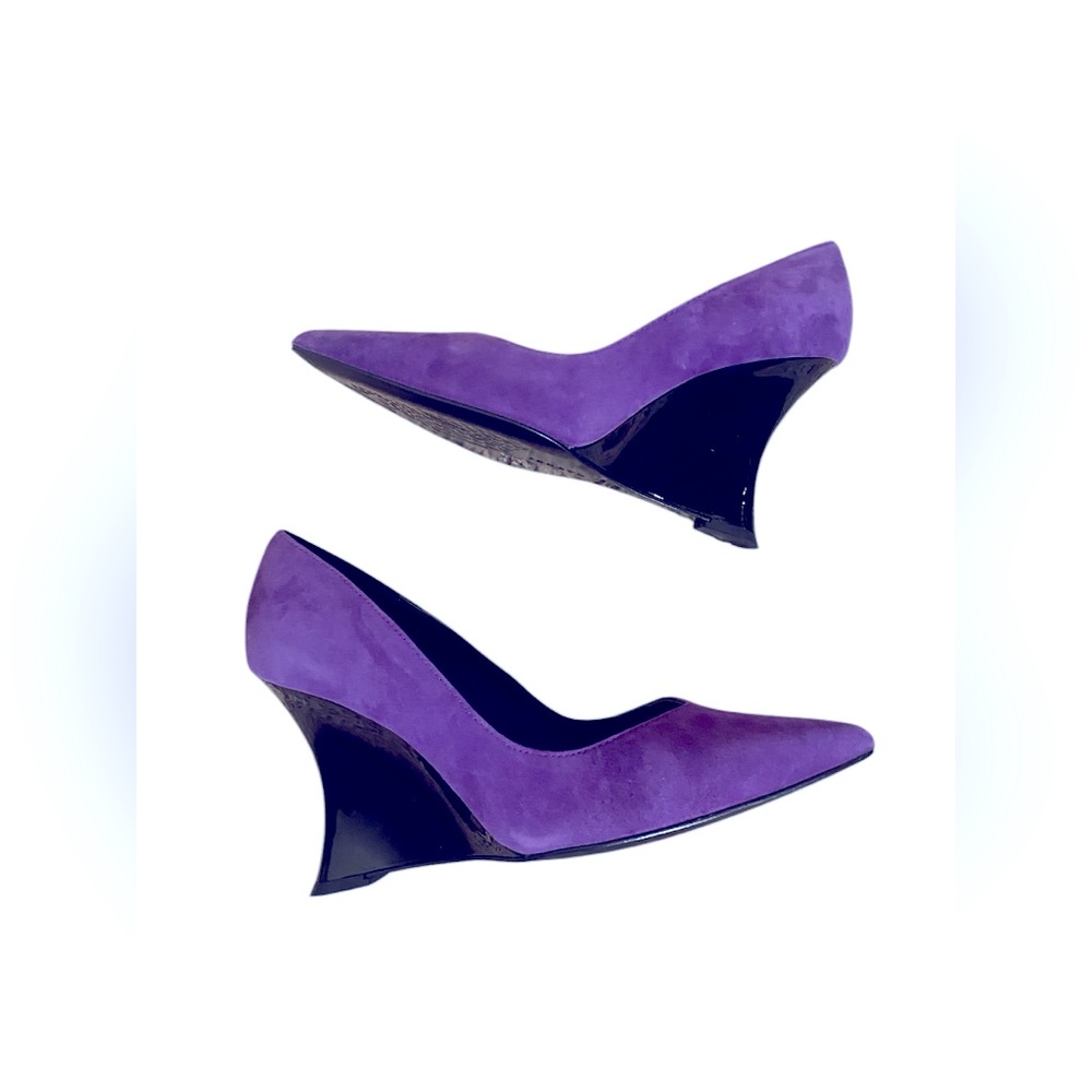 Nori Suede Wedge Pump